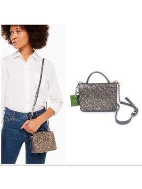 Kate Spade Laurel Way Glitter Maisie Crossbody Bag